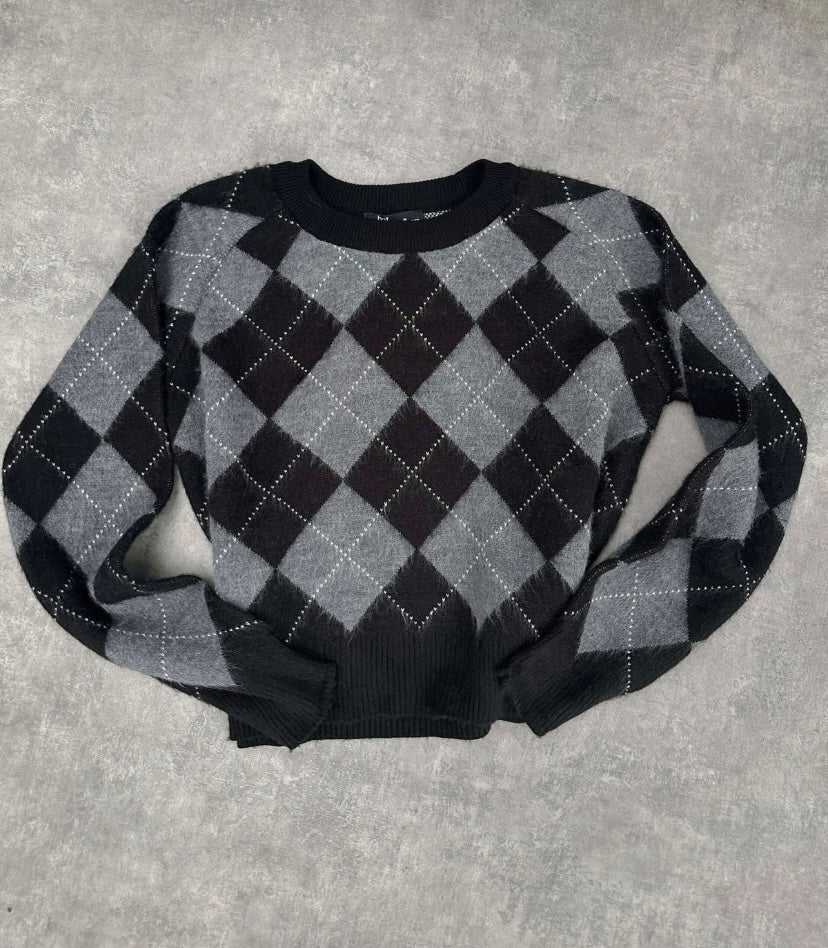 Square Pattern Sweater